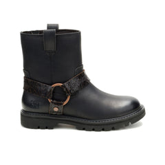 Grader Harness  P312310 Womens Black Leather Boots