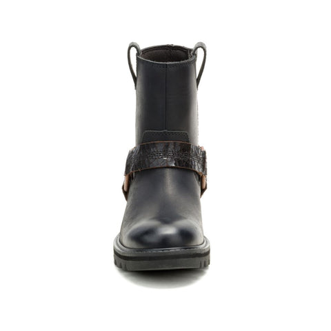 Grader Harness  P312310 Womens Black Leather Boots