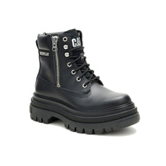 Bolder Zip P312319 Womens Leather Black Boots