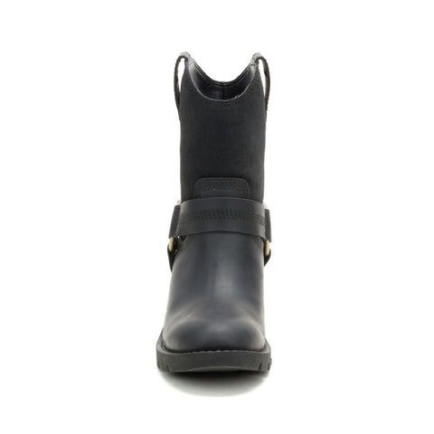 Rewrite  Harness   P312373 Womens Black Leather Boots