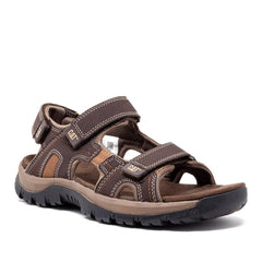 Giles P716654 Dark Brown Mens Sandals